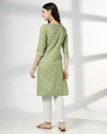 Women Printed Straight Kurta - Image 3