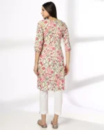 Women Printed Straight Kurta - Image 3