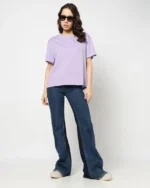 Women Regular Fit Crew-Neck Cotton T-Shirt - Image 4